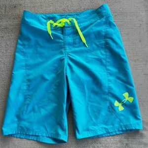 Under Armour Mens Blue Board Shorts Swim Trunks size 29